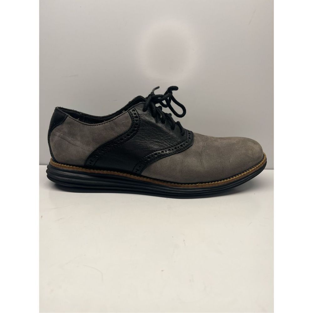 Cole Haan Original Grand Saddle II Two Tone Gray Oxford Shoes Size 7 C24914